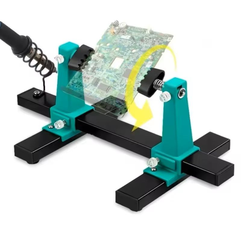 Adjustable PCB Holder With 360 Rotation For Soldering  Assembly 200300mm Range 1
