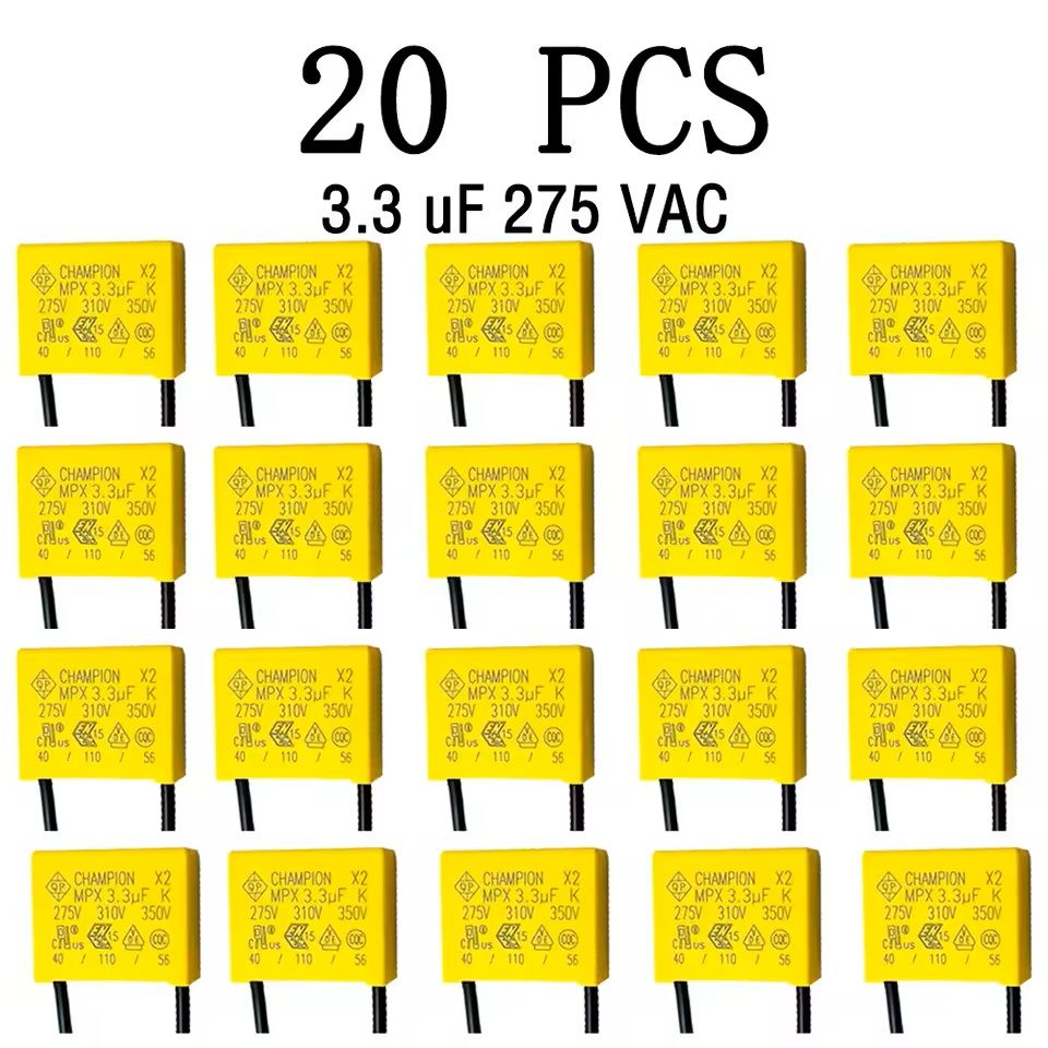 33UF 275VAC Safety Capacitor For Anti Light Flash And Smart Touch Switches 10