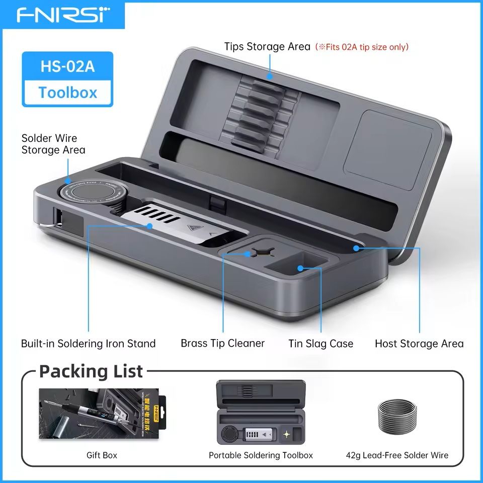 Adjustable Temperature Soldering Iron Set With Digital Control And PD Power Support 1