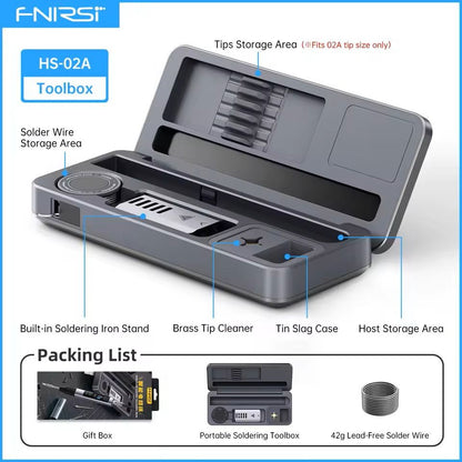 Adjustable Temperature Soldering Iron Set With Digital Control And PD Power Support 1