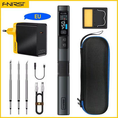 Adjustable Temperature Soldering Iron Set With Digital Control And PD Power Support 10