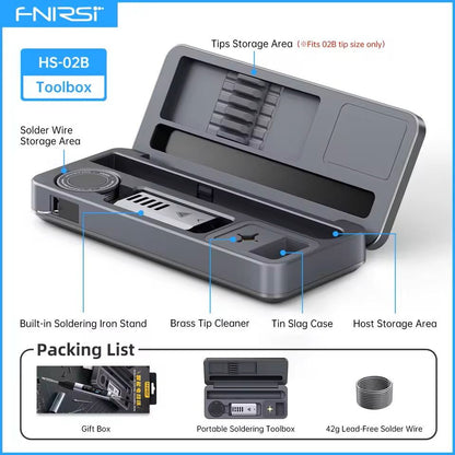 Adjustable Temperature Soldering Iron Set With Digital Control And PD Power Support 2