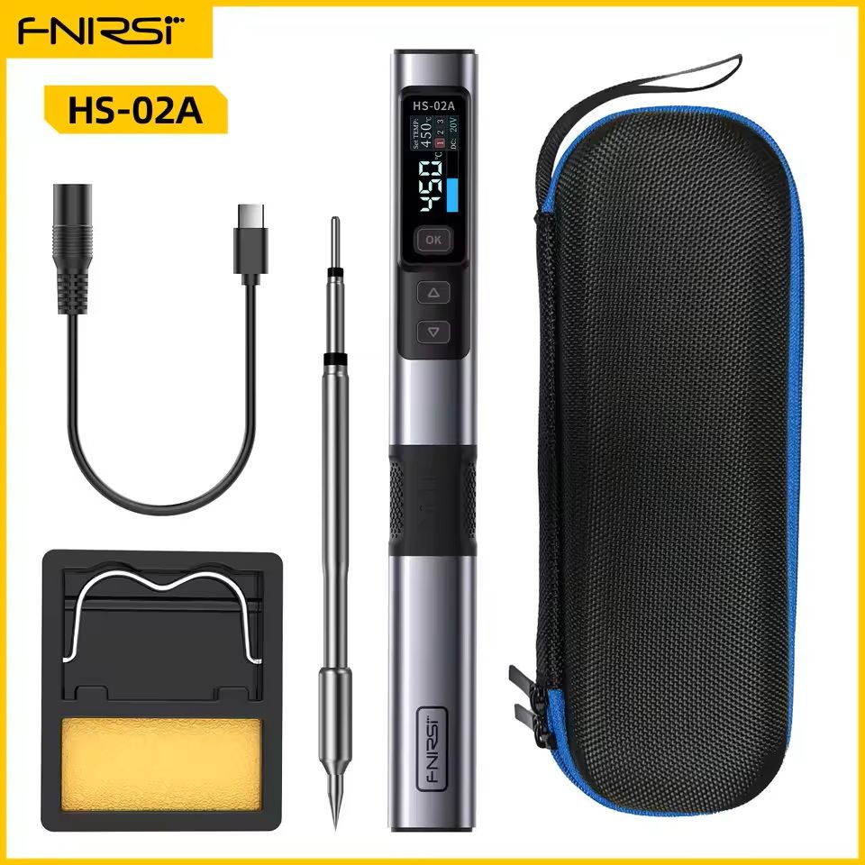 Adjustable Temperature Soldering Iron Set With Digital Control And PD Power Support 3