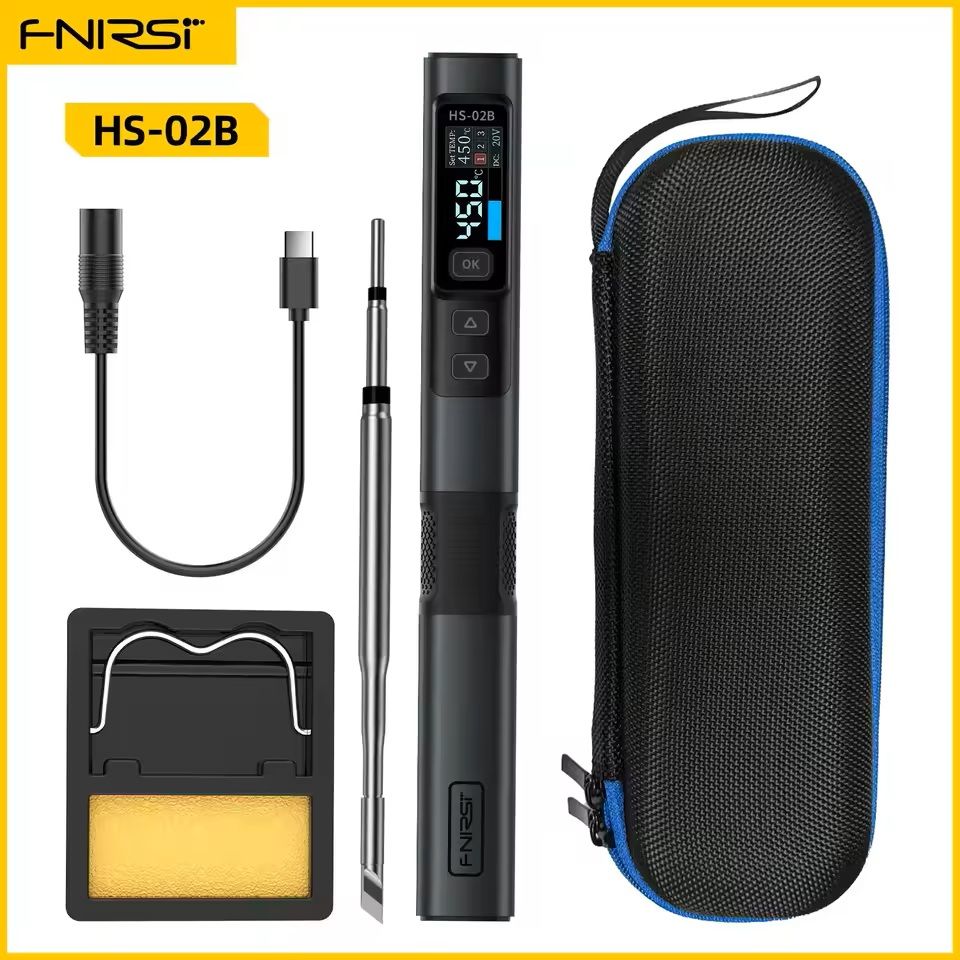 Adjustable Temperature Soldering Iron Set With Digital Control And PD Power Support 4