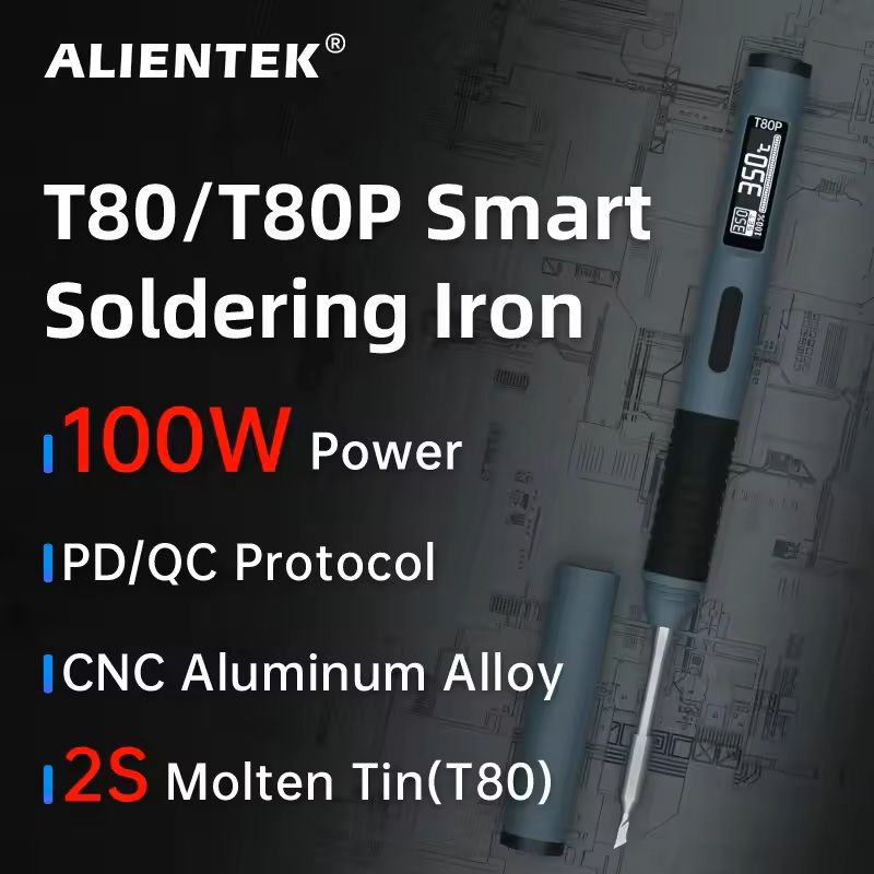 Precision Adjustable Temperature Soldering Tool with Digital Control and Tip Options