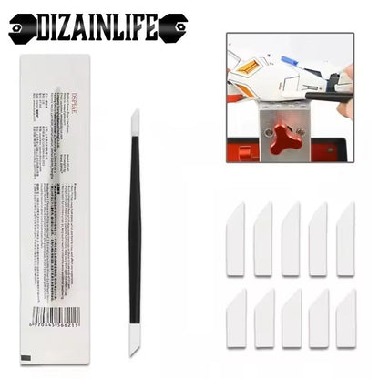 Model Panel Line Eraser Wipe Tool and Refill Heads for DIY Plastic Assembly Kits