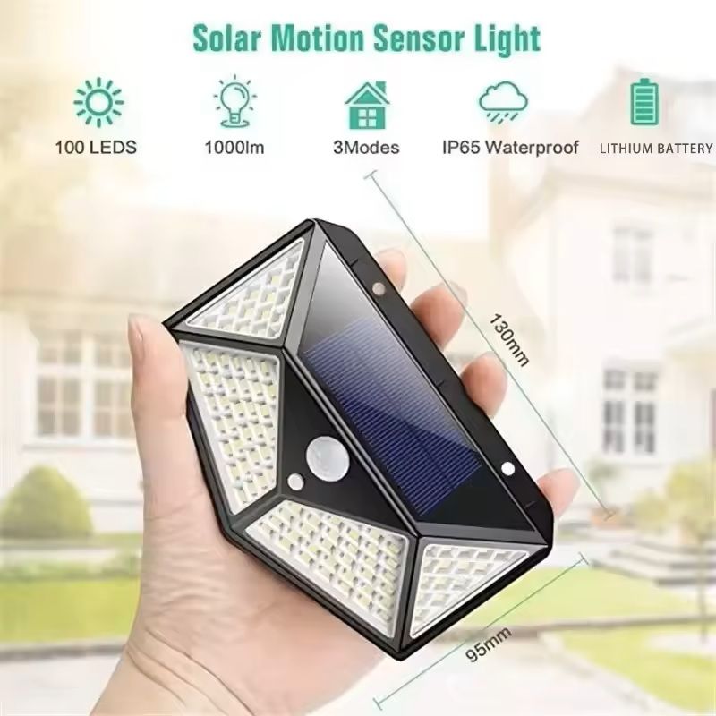 Solar Motion Sensor LED Light For Garden  Outdoor Decoration 6