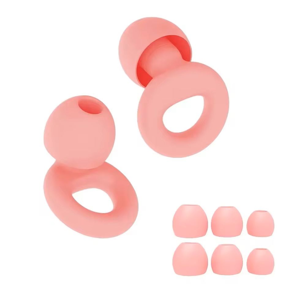 Quiet Reusable Ear Plugs With MultiSize Tips For Sleep Work  Travel 11