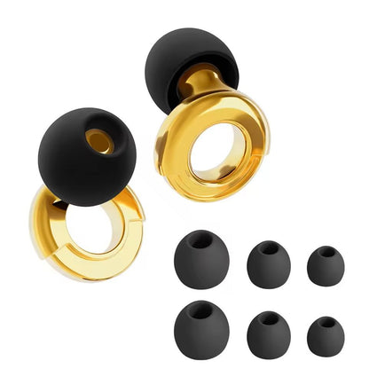 Quiet Reusable Ear Plugs With MultiSize Tips For Sleep Work  Travel 19