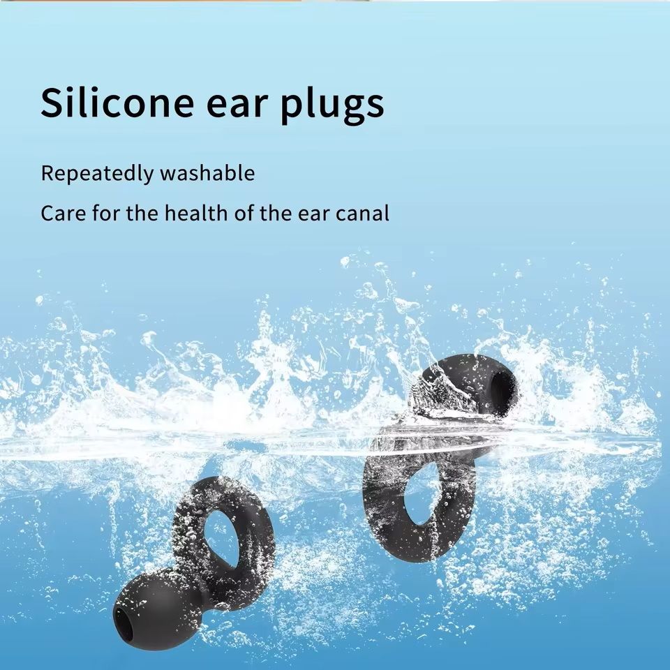 Quiet Reusable Ear Plugs With MultiSize Tips For Sleep Work  Travel 3