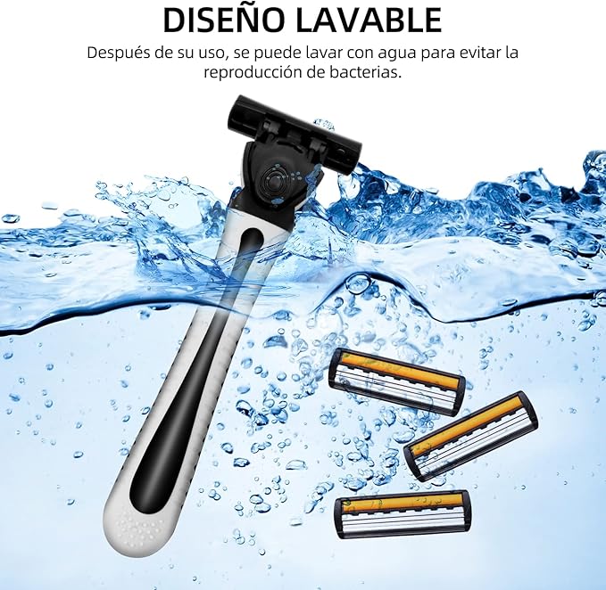 Eco Versatile Three Layer Reusable Mens Razor Close Cut Men Razor With Three Layer Blade 2