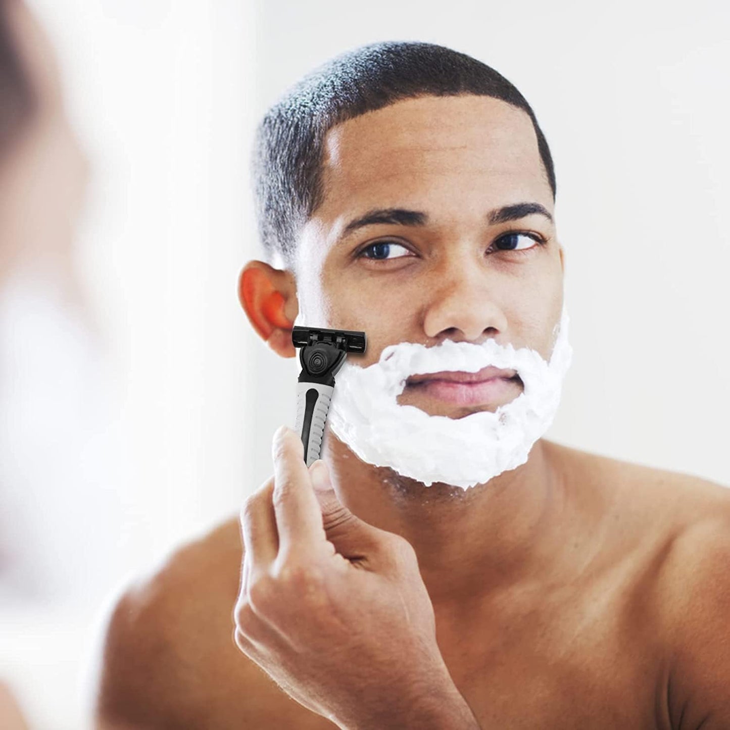 Eco Versatile Three Layer Reusable Mens Razor Close Cut Men Razor With Three Layer Blade 3