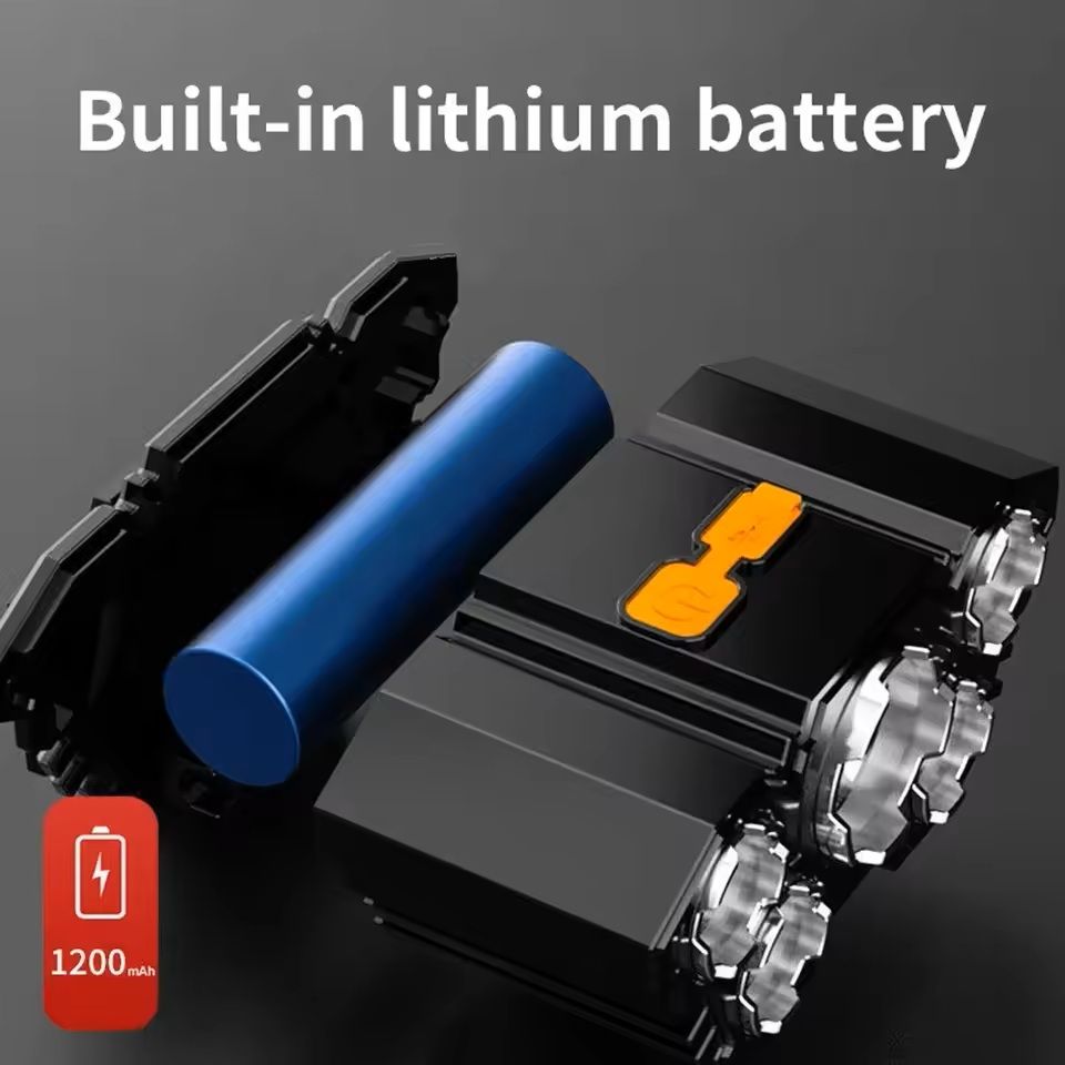 USB Rechargeable LED Headlamp With Built In Battery For Camping And Night Fishing 3