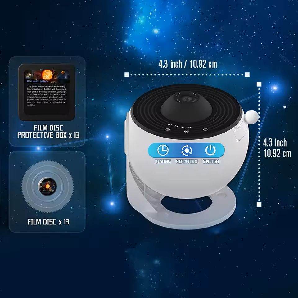 Galaxy Projector With Realistic Starry Sky And Solar System For Kids Bedroom 4