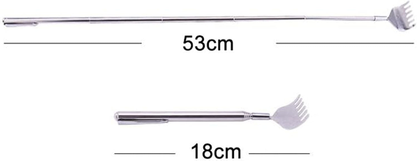 Flex Reach Telescopic Back Scratcher Portable Extendable Back Scratcher With Stainless Steel Comfor
