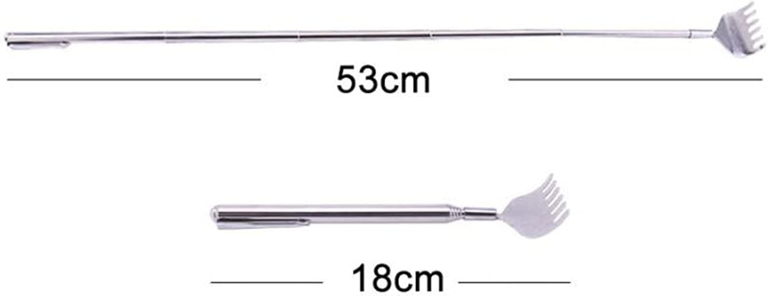 Flex Reach Telescopic Back Scratcher Portable Extendable Back Scratcher With Stainless Steel Comfor