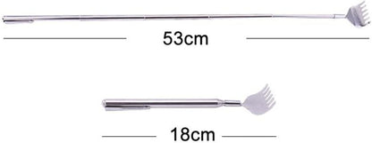 Flex Reach Telescopic Back Scratcher Portable Extendable Back Scratcher With Stainless Steel Comfor