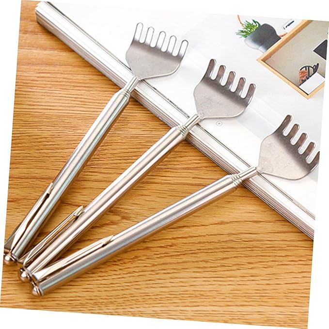 Flex Reach Telescopic Back Scratcher Portable Extendable Back Scratcher With Stainless Steel Comfor