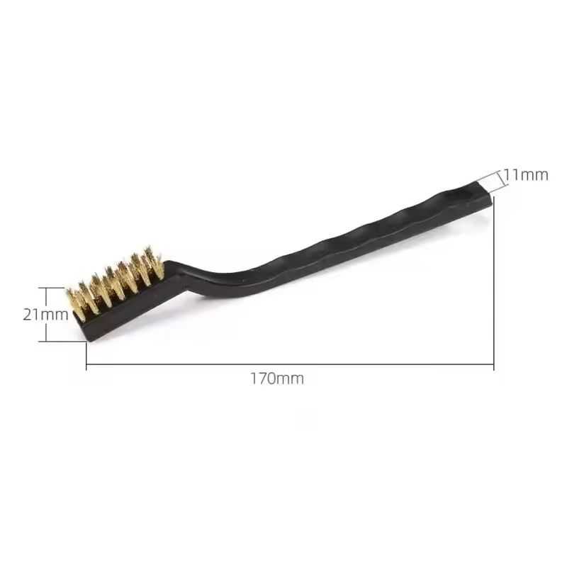 Mini Wire Brush Set With Copper Steel And Stainless Steel Bristles For Heavy Duty Cleaning 3