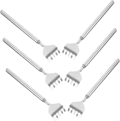 Flex Reach Telescopic Back Scratcher Portable Extendable Back Scratcher With Stainless Steel Comfor
