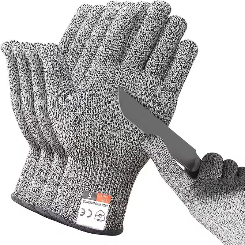 Level 5 Cut Resistant Gloves for Kitchen Glass and Industrial Safety Use