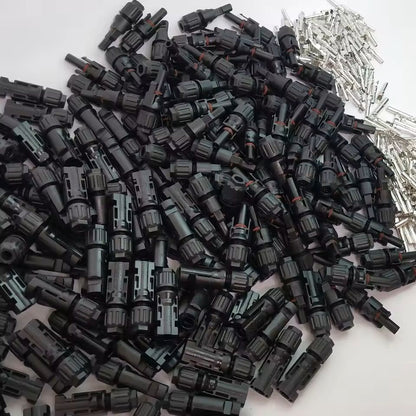 Solar PV Connector Set Male And Female Pairs For 1000V 30A Solar Panel Cable 25 To 6mm 1