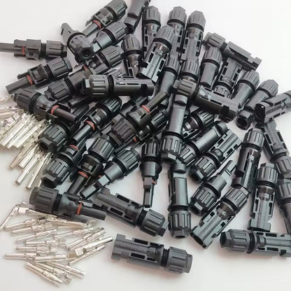 Solar PV Connector Set Male And Female Pairs For 1000V 30A Solar Panel Cable 25 To 6mm 2