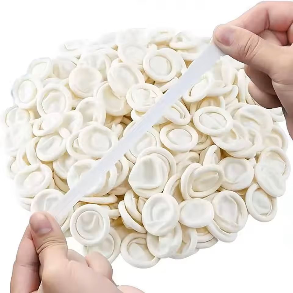 Disposable Latex Finger Cots Non Slip Protective Fingertip Covers for Anti Static Tool Use