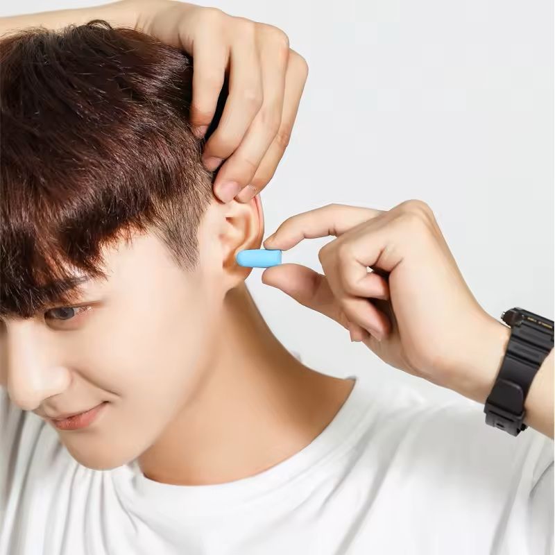 Noise Cancelling Foam Earplugs For Sleeping And Travel Soft Anti Noise Hearing Protection 1