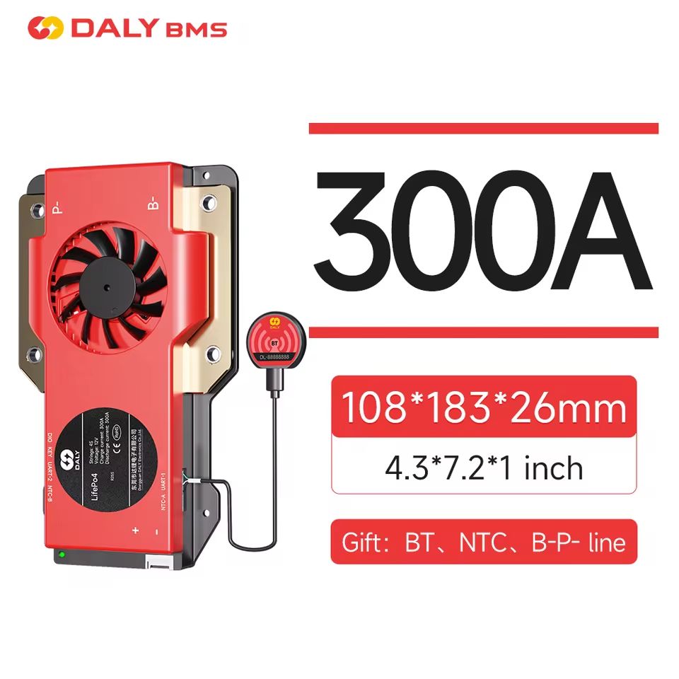 Daly Smart LiFePO4 BMS 4 To 16S 100A With Bluetooth UART And CANBUS 14