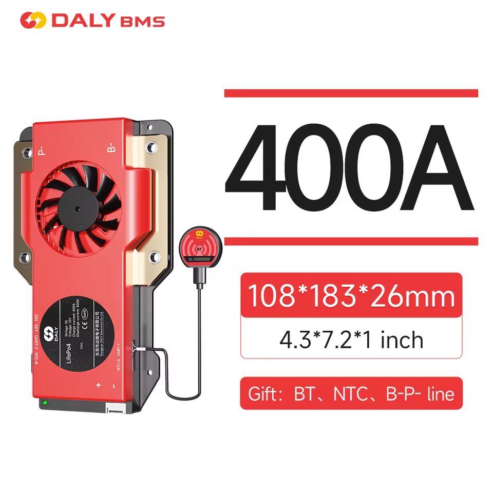 Daly Smart LiFePO4 BMS 4 To 16S 100A With Bluetooth UART And CANBUS 15