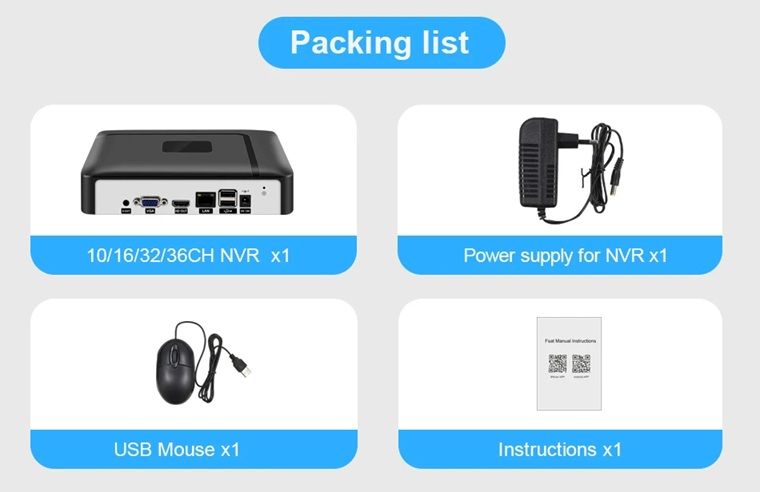 Smar 4K CCTV NVR Security Recorder  9 To 32 Channel Video System With Face Detection And H265 Compr 11