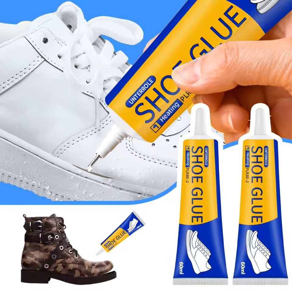 Waterproof Shoe Repair Glue  60ml QuickDrying Adhesive For Boots Soles  Leather Repairs 1 2 Or 3Pac 2