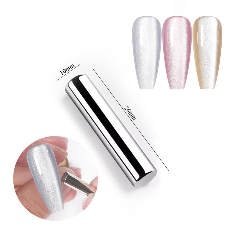 Cat Eye Magnetic Gel Polish Black Glass Shine For Winter Nail Art 3