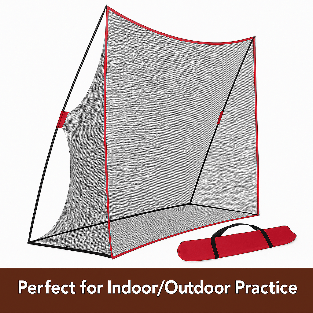 120 X 84 In Portable Golf Practice Net IndoorOutdoor Hitting  Driving Training Aid With Carry Bag 1