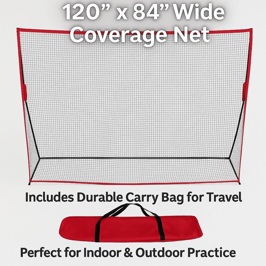 120 X 84 In Portable Golf Practice Net IndoorOutdoor Hitting  Driving Training Aid With Carry Bag 6
