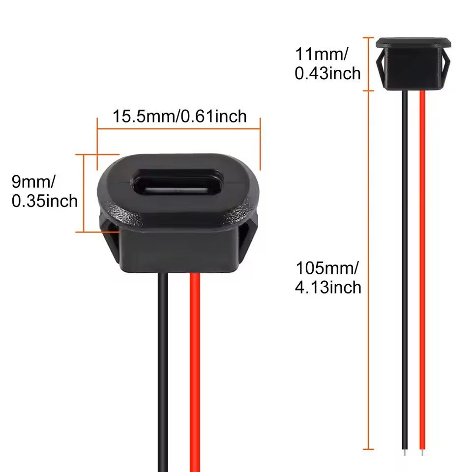 Waterproof TypeC Charging Socket With Card Buckle  51020 Pcs 0