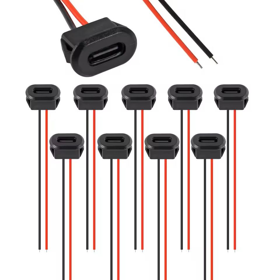 Waterproof TypeC Charging Socket With Card Buckle  51020 Pcs 2