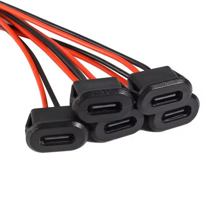 Waterproof TypeC Charging Socket With Card Buckle  51020 Pcs 5