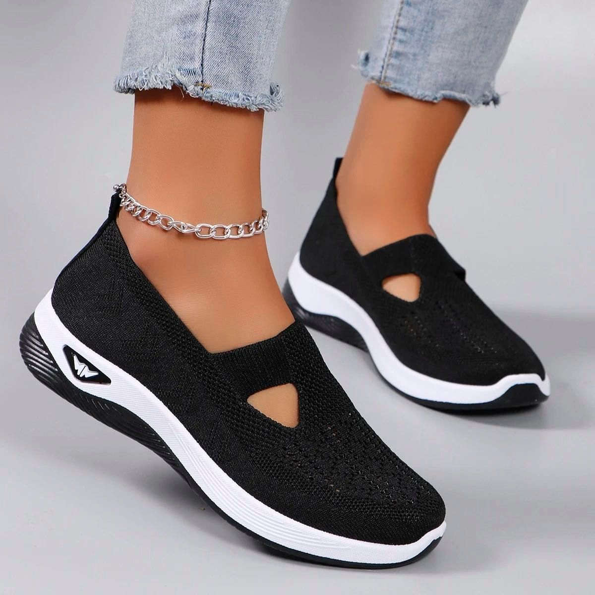 Spring Breeze Womens Lightweight Breathable NonSlip Casual Sneakers 2