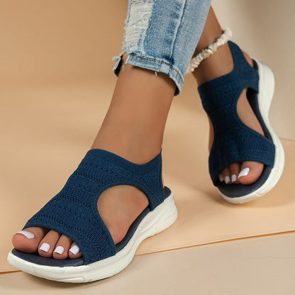 BreezeStride Comfort Platform Sandals  Lightweight Wedge Sandals For Women 1