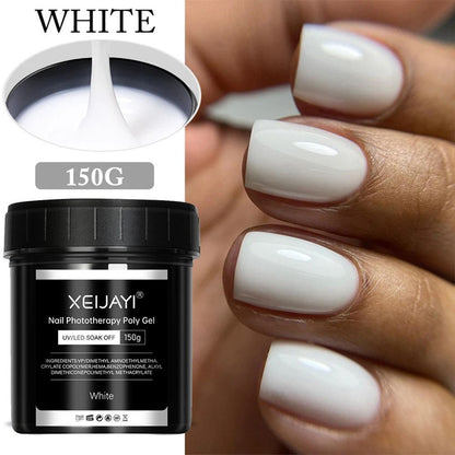 UR Sugar Deluxe Builder Gel Kit Nude  Clear Hard Extension Gel For Strong Salon Nails 10