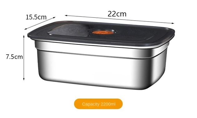EcoSeal Stainless Steel Bento Box  LeakProof Food Storage For Lunch Camping And Meal Prep 8