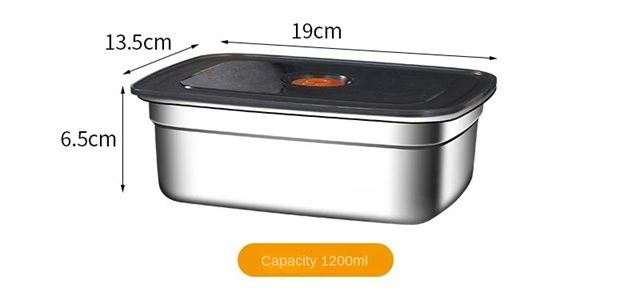 EcoSeal Stainless Steel Bento Box  LeakProof Food Storage For Lunch Camping And Meal Prep 6