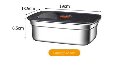 EcoSeal Stainless Steel Bento Box  LeakProof Food Storage For Lunch Camping And Meal Prep 6