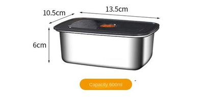 EcoSeal Stainless Steel Bento Box  LeakProof Food Storage For Lunch Camping And Meal Prep 5