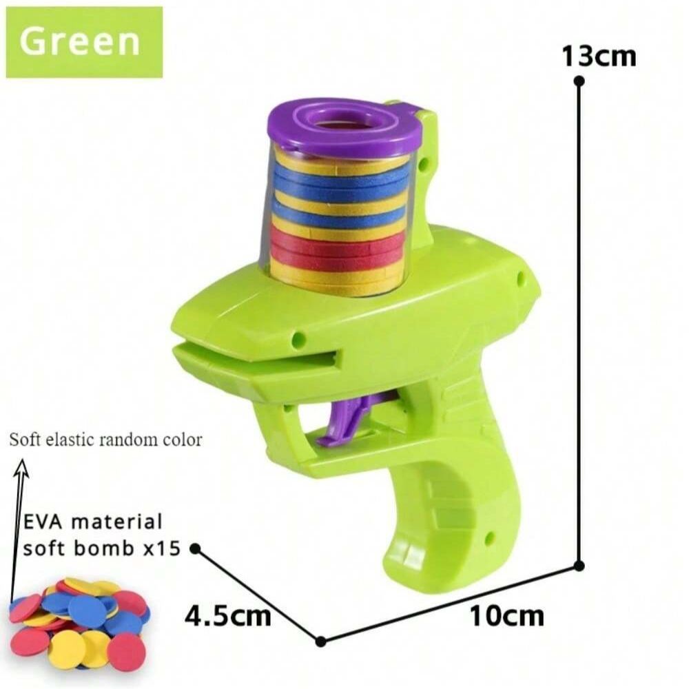 SkyShot Foam Disc Launcher  Safe Outdoor Flying Disc Toy For Kids 2
