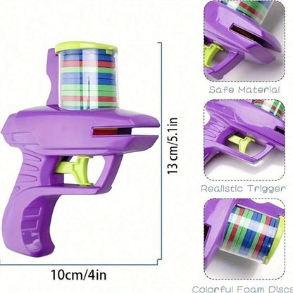 SkyShot Foam Disc Launcher  Safe Outdoor Flying Disc Toy For Kids 5