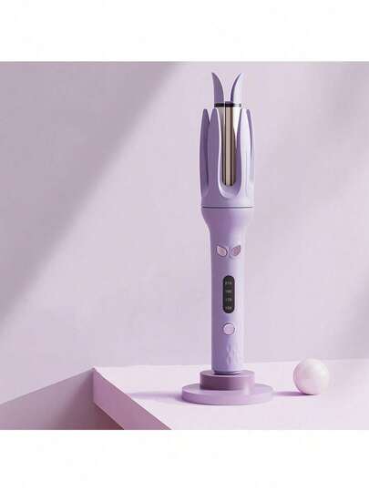 CurlEase 28mm Automatic Hair Curler Negative Ions Rotating Ceramic Wand 8