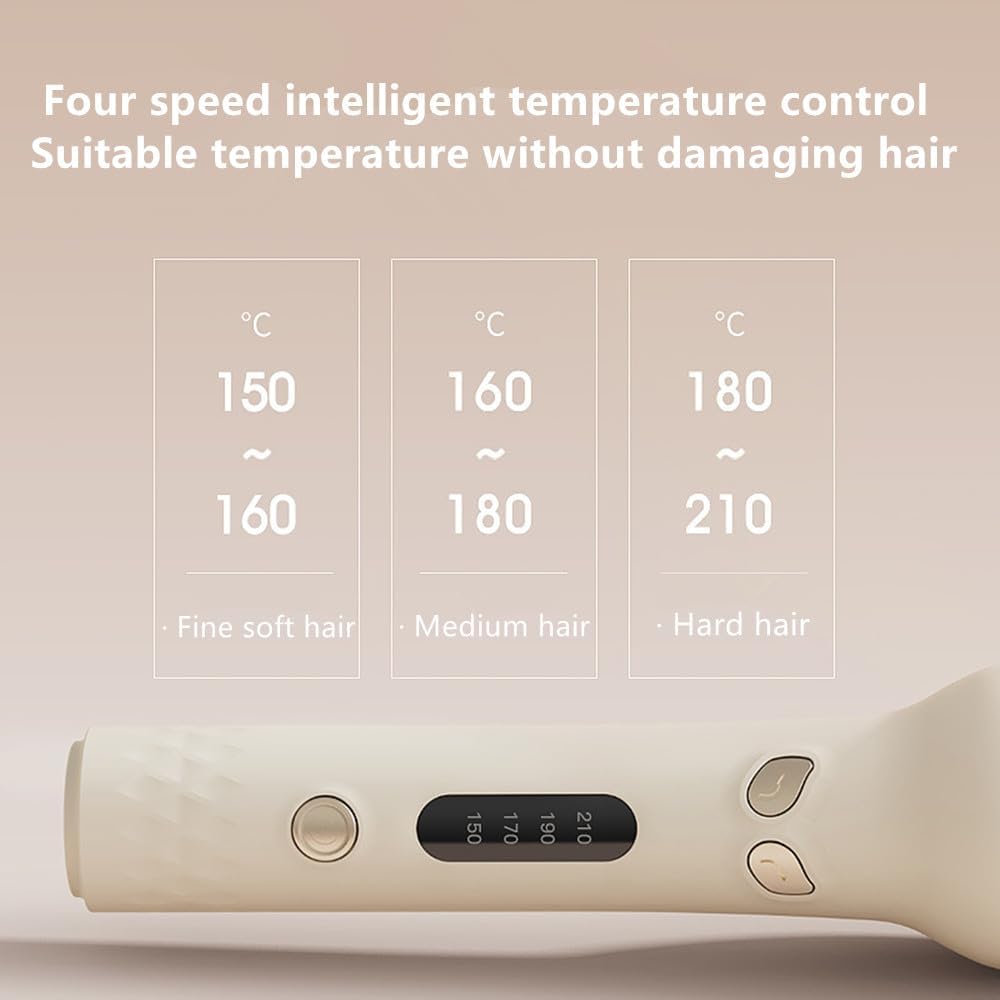 CurlEase 28mm Automatic Hair Curler Negative Ions Rotating Ceramic Wand 4